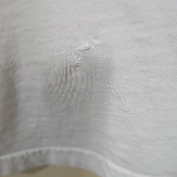 Moschino White and Black Graphic Tee - Picture 8 of 10